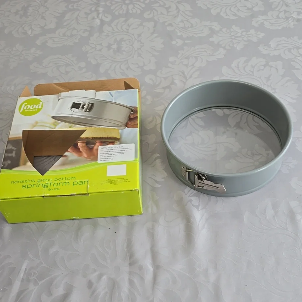 Food Network Nonstick Glass Bottom Springform Pan 9 X 2 1/2